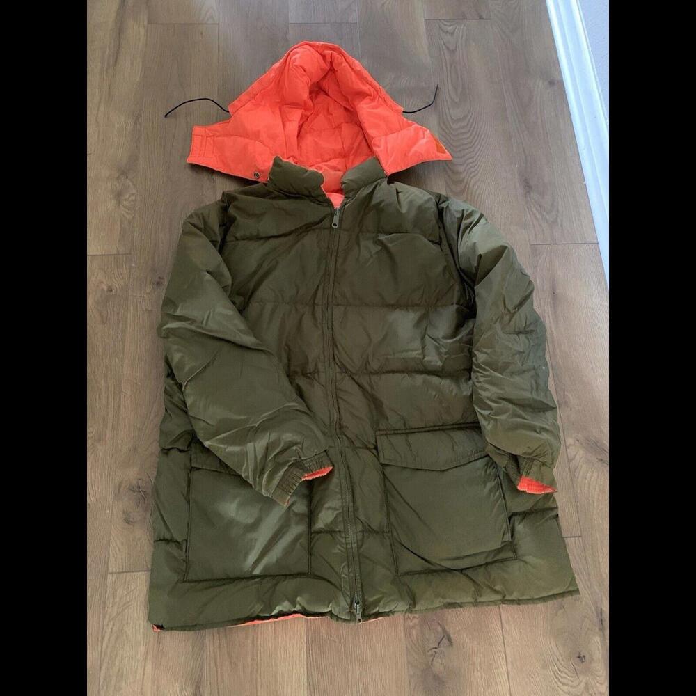 Vintage Sears Work’n Leisure Down Jacket Large 70’s Has Some Stains And Repair